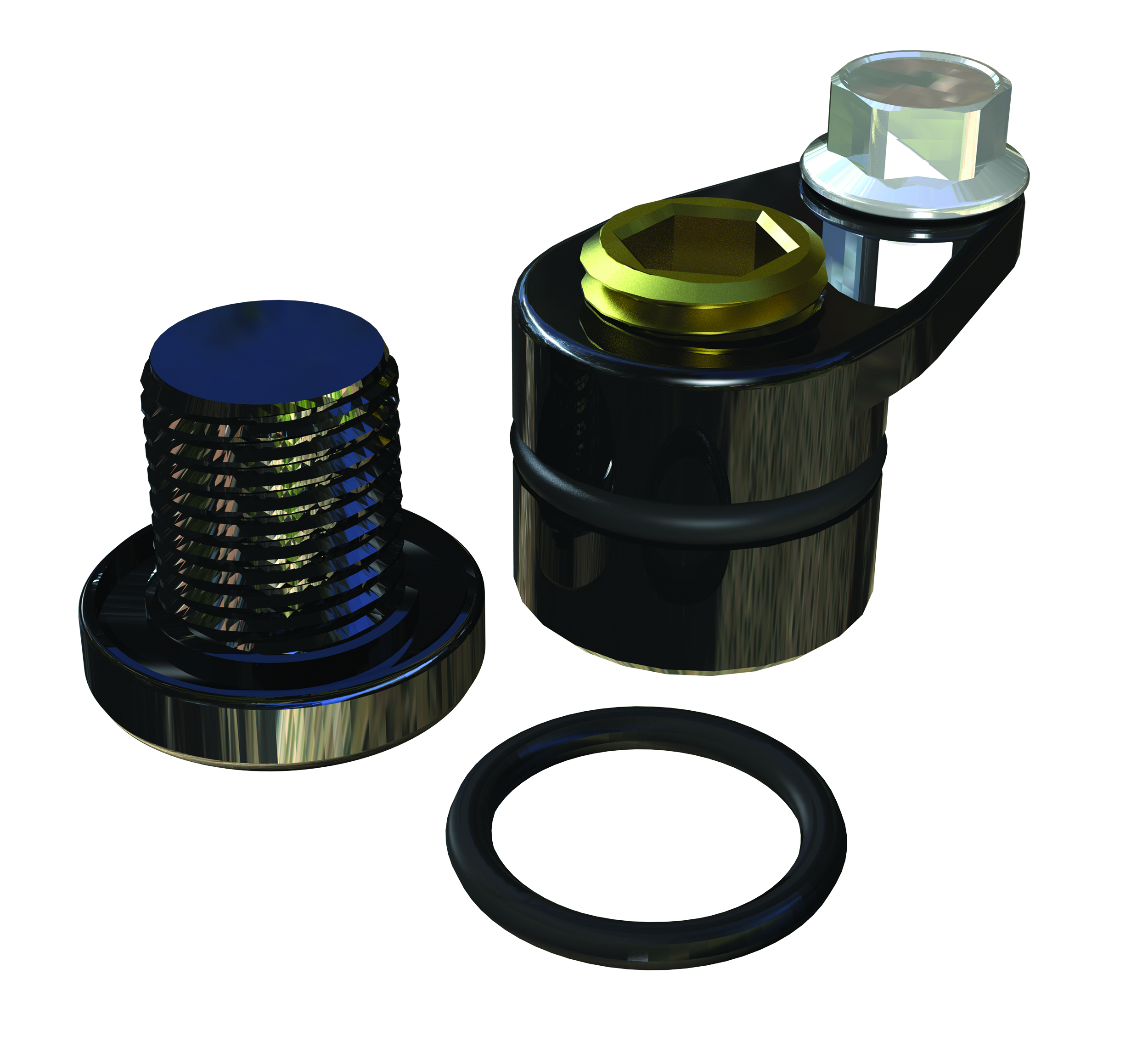 TeraFlex JK: Tera44 Rubicon/Dana 44 Rubicon Locker Sensor Plug &amp; Air Line Plug Kit